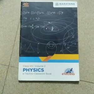 Narayana IIT material class 7 physics and chemistry volume 2