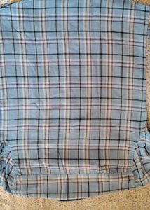 Blue Plaid Shirt
