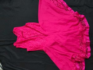 Pink Lace Dress