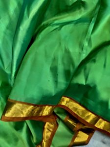 Green Color Pure Kanjeevaram Silk saree