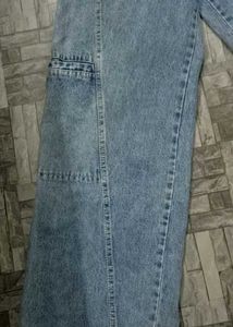 Wide Leg Denim Jeans