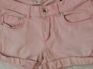 Girls H&amp;M Pink Denim Shorts