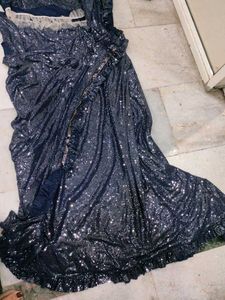 Sequin saree