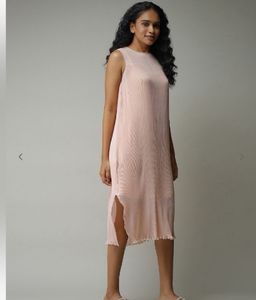 LABEL RITU KUMARStriped Sleeveless A-line Dress