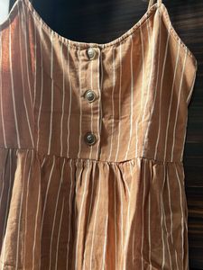 Mango Striped Pocket Dress