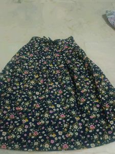 Floral Print Skirt