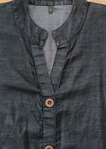 Black Light Denim Kurti