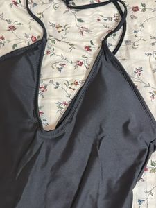 Black Bodysuit Swimsuit One Piece