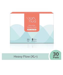 Nua Heavy Flow XL+ Sanitary Pads (30 Count)