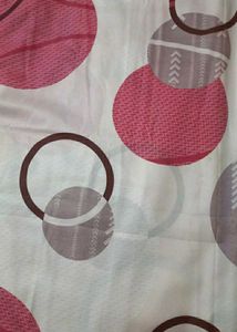 Pink &amp; Gray Circle NEW Bed Sheet