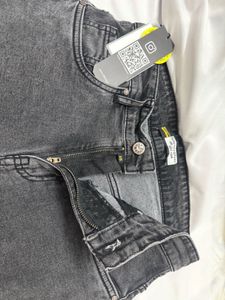 Grey Flare Jeans