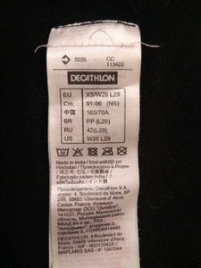 Gym 3/4 Tights By Decathlon XS