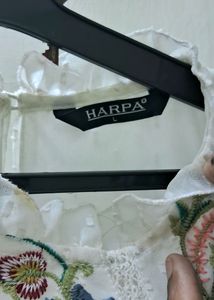 HARPA White Floral Top