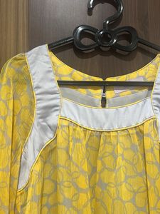 Yellow Floral Top