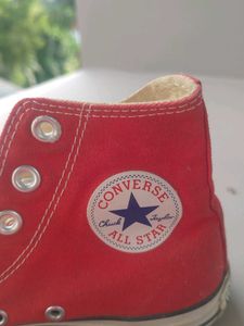 Red Converse Sneakers