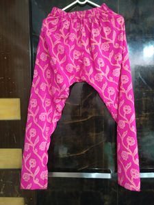 Stylish Prints Suit In Rani Pink Colour With Astar Inside