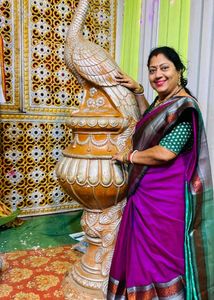 Elegant Purple Saree