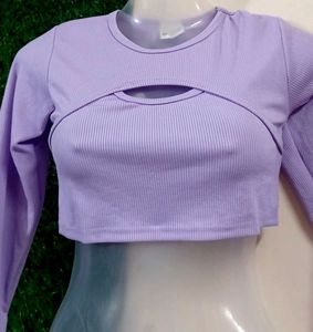 Chic Cutout Crop Top