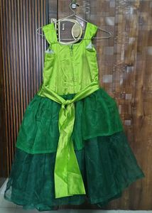 Green Party Dress