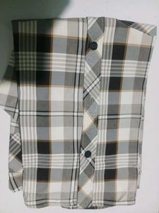 Plaid Button-Down Shirt