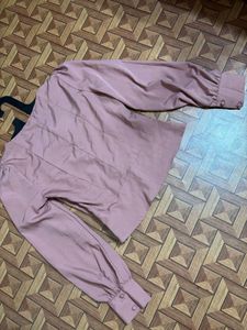 Peach Button-Down Top