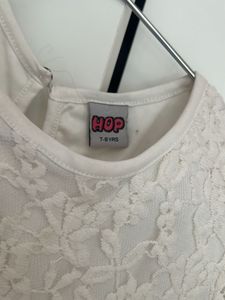 Hop White Frock