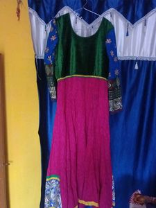 Colorful Anarkali Dress