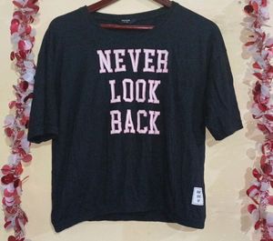 Branded Ballon Black Cotton Top