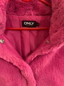 Pink Faux Fur Jacket