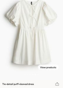 H&M Tie Detail Dress