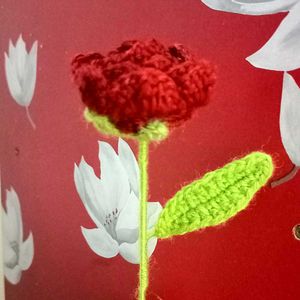 ✨🌹Cute Handmade Crochet Rose 🥀