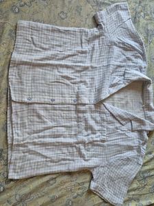 Gauze Button-Down Shirt