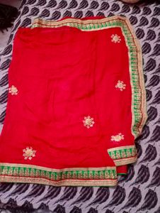Beautiful Red Saree