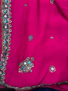 Elegant Pink Saree