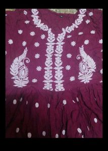 Frock Style Kurta With Free Zari Potli
