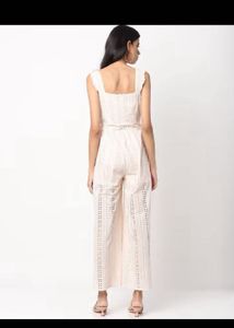 ONLY Schiffli Sleeveless Jumpsuit