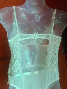 Delicate White Lace Bodysuit