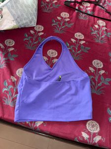 Lilac Halter Top