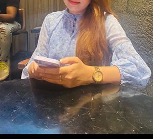 Button Up, Balloon Sleeves Top
