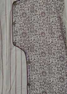 Off-white Colour Pure Cotton Punjabi Like New