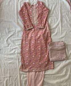 3 Piece Jaipuri Suit Set