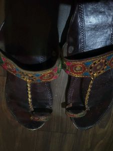 Ethnic Leather Sandals