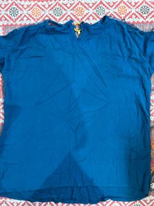 Elegant Teal Embellished Top