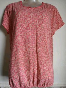 🎊Buy 1, Get 1 Free🎁L-XL Pink Floral Top