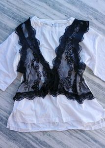 Lace Detail Top