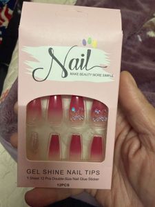 Gel Shine Nail Tips - 12pcs