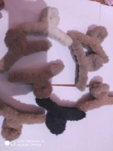 Fluffy Hair Clips set Of 2
