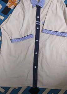 Kiddy Striped Trim Shirt
