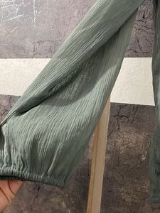 Elegant Olive Green Top