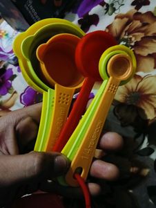 Measuring Spoon 8️⃣Pcs 2/3 Cup 120ml 1/2cup6
